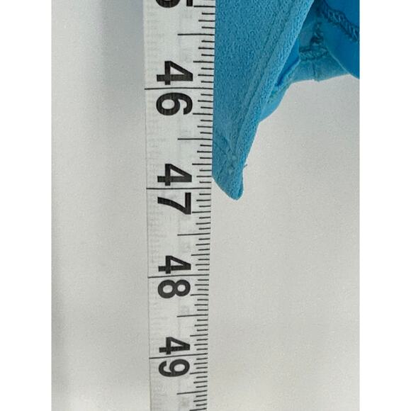 Lulus New! Teal Blue Sleeveless Tulip Midi Dress Slit Cocktail Party Vacay S - Picture 7 of 8